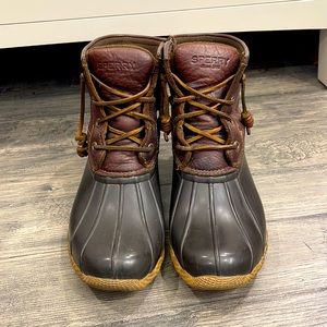 Brown Sperry Duck Boots